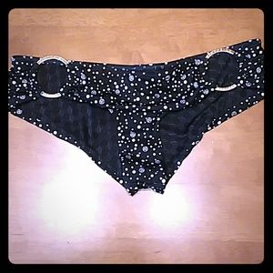 NWOT Black Victoria Secret bikini bottom